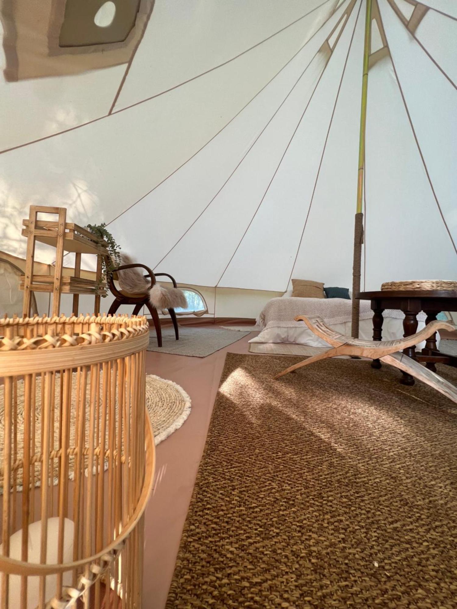 Tente Lodge En Pleine Nature Sumene Ngoại thất bức ảnh