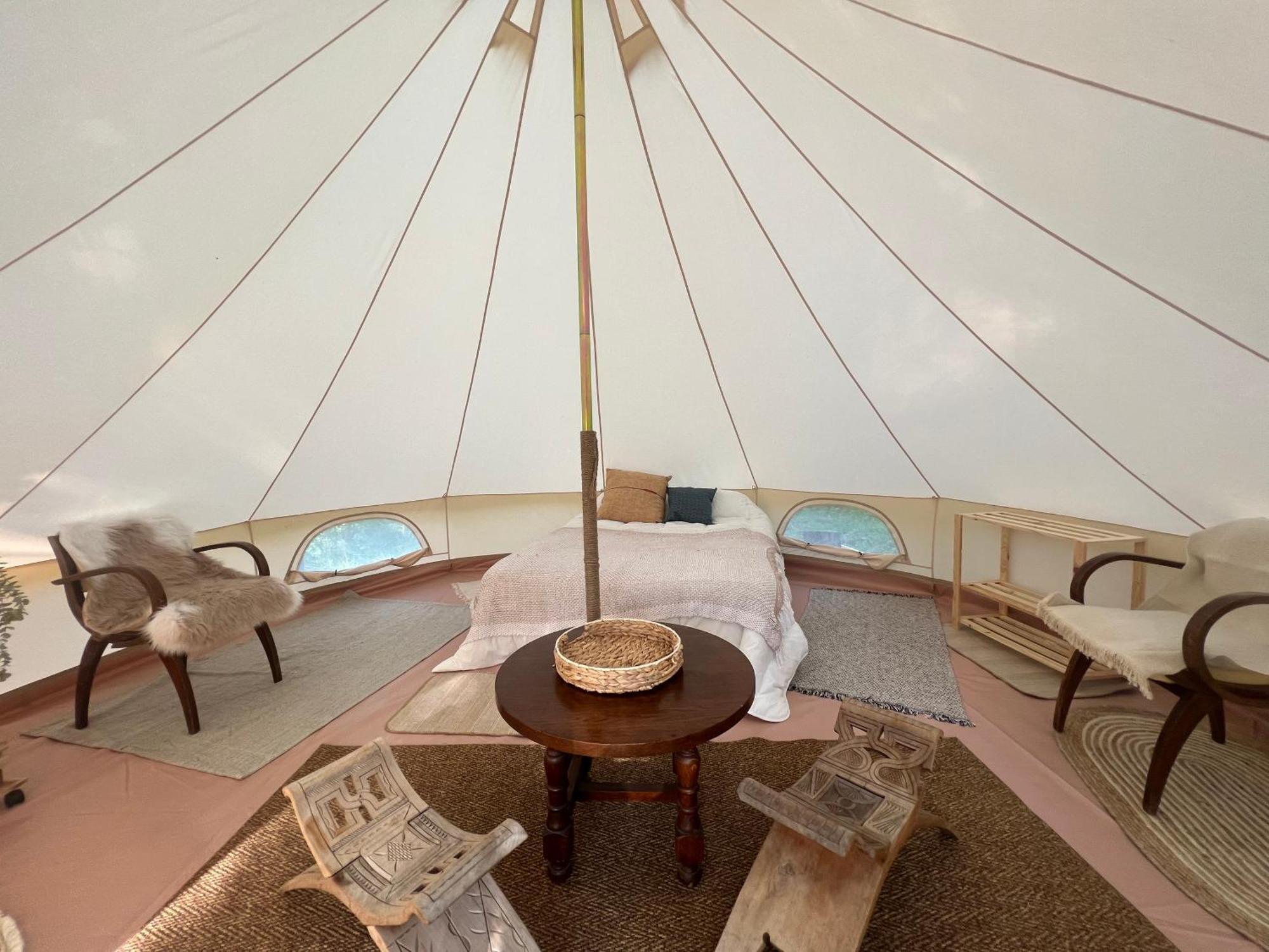 Tente Lodge En Pleine Nature Sumene Ngoại thất bức ảnh