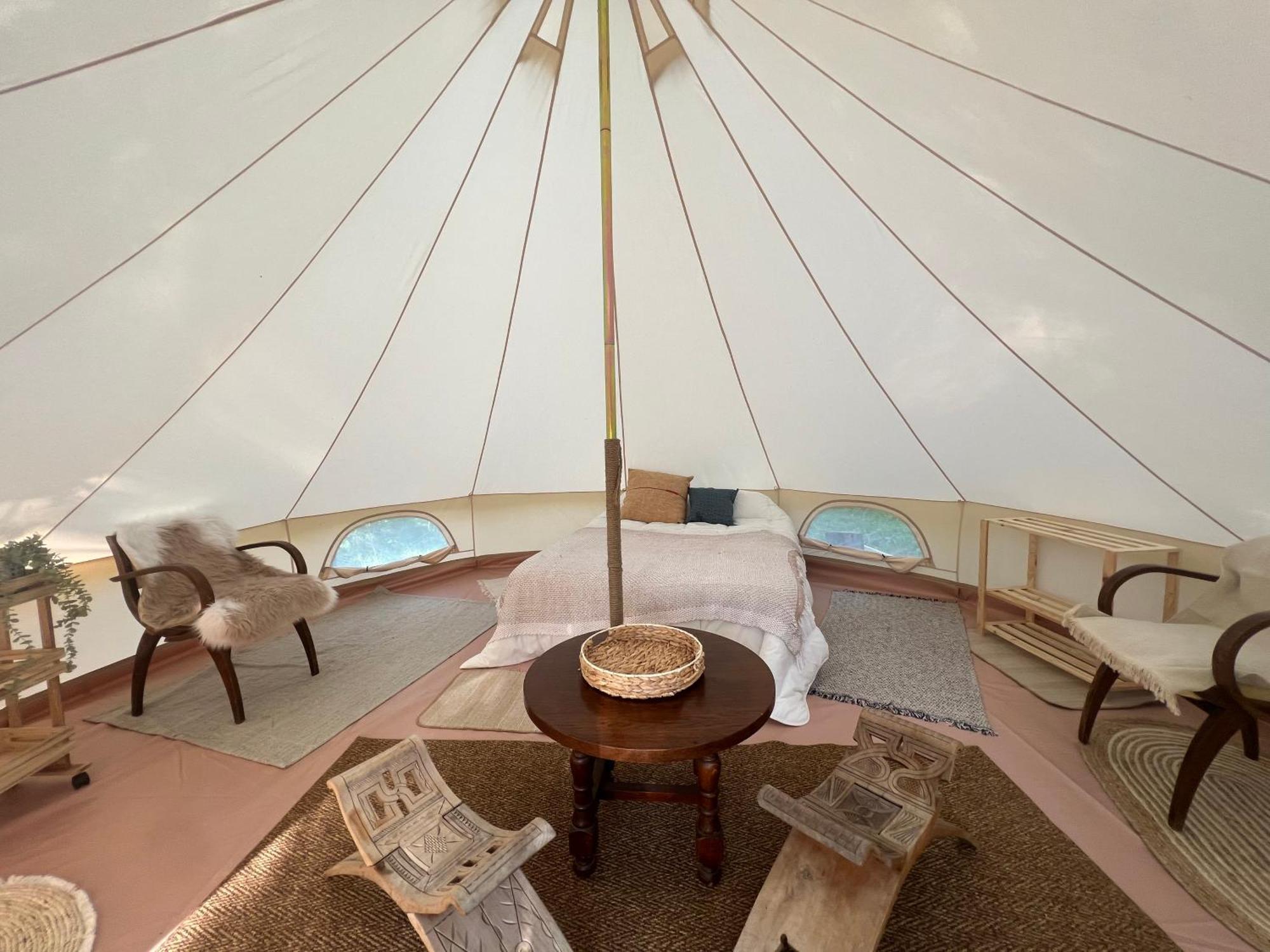 Tente Lodge En Pleine Nature Sumene Ngoại thất bức ảnh