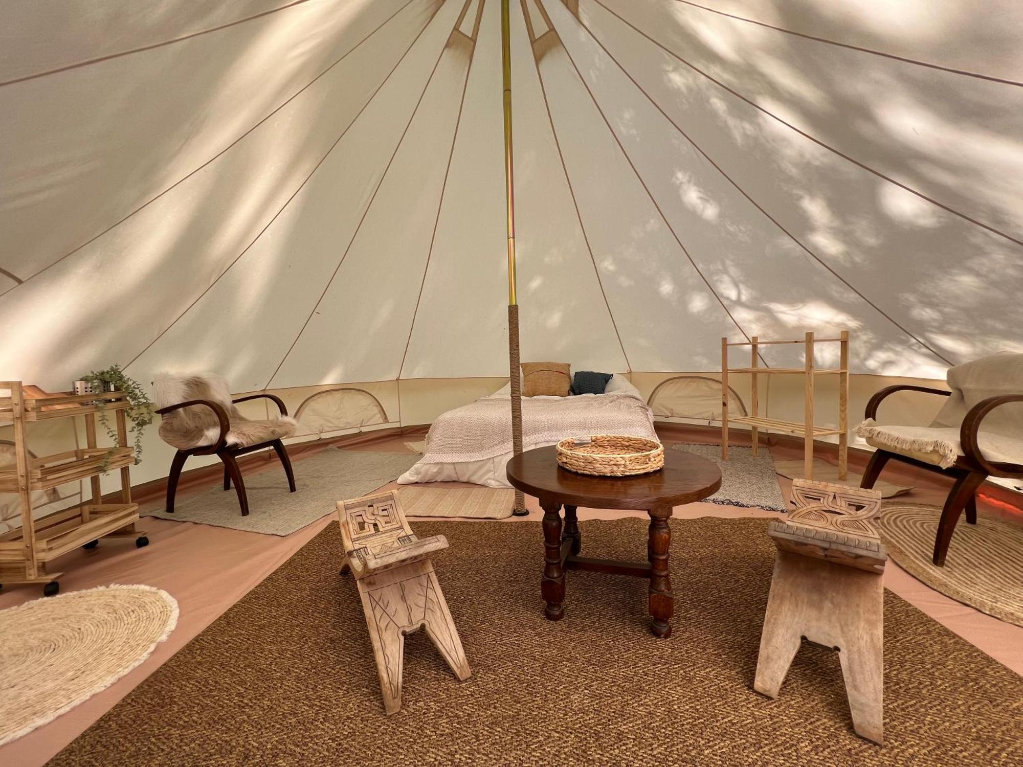 Tente Lodge En Pleine Nature Sumene Ngoại thất bức ảnh